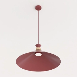 Lampa wisząca OLIVO 1L BURGUNDY 1751/1L EMIBIG - zdjęcie dodatkowe 1