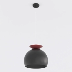Lampa wisząca GEO 1 BLACK BURGUNDY 1752/1 EMIBIG - zdjęcie produktu