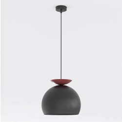 Lampa wisząca GEO 1 BLACK BURGUNDY 1752/1 EMIBIG - zdjęcie dodatkowe 1