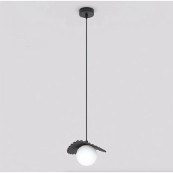 Lampa wisząca FLORA 1 BLACK OPAL 1758/1 EMIBIG - zdjęcie dodatkowe 1