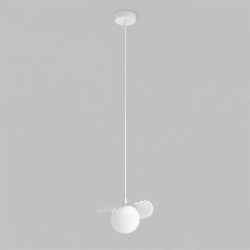 Lampa wisząca FLORA 1 WHITE OPAL 1759/1 EMIBIG - zdjęcie produktu