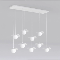 Lampa wisząca FLORA 9 WHITE OPAL 1759/9 EMIBIG - zdjęcie produktu