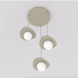 Lampa wisząca FLORA 3PREM MOKKA OPAL 1760/3 EMIBIG - zdjęcie dodatkowe 1