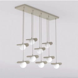 Lampa wisząca FLORA 9 MOKKA OPAL 1760/9 EMIBIG - zdjęcie dodatkowe 1