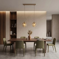 Lampa wisząca ISTAR 2 MOKKA AMBER 1785/2 EMIBIG - zdjęcie dodatkowe 1