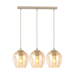 Lampa wisząca ISTAR 3 MOKKA AMBER 1785/3 EMIBIG - zdjęcie produktu
