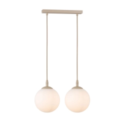 Lampa wisząca COSMO 2 MOKKA OPAL 1790/2 EMIBIG - zdjęcie produktu