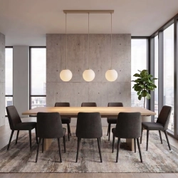 Lampa wisząca COSMO 3 MOKKA OPAL 1790/3 EMIBIG - zdjęcie dodatkowe 1