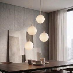 Lampa wisząca COSMO 4PREM MOKKA OPAL 1790/4PREM EMIBIG - zdjęcie dodatkowe 1