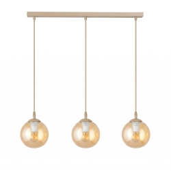 Lampa wisząca COSMO 3 MOKKA AMBER 1791/3 EMIBIG - zdjęcie produktu