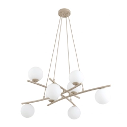 Lampa wisząca ESSA 8 MOKKA OPAL 1797/8 EMIBIG - zdjęcie produktu