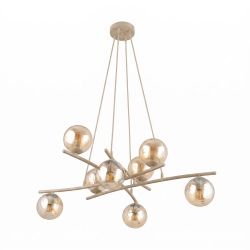 Lampa wisząca ESSA 8 MOKKA AMBER 1798/8 EMIBIG - zdjęcie dodatkowe 1