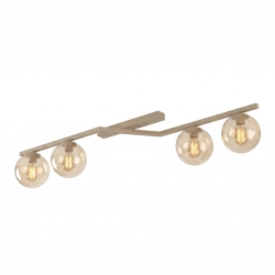 Lampa sufitowa NATON 4 MOKKA AMBER 1802/4 EMIBIG - zdjęcie produktu