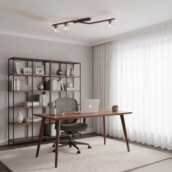 Lampa sufitowa NATON 3 BURGUNDY TRANSPARENT 1804/3 EMIBIG - zdjęcie dodatkowe 1