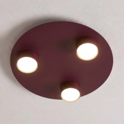 Lampa sufitowa BOLX 3 BURGUNDY 1806/3 EMIBIG - zdjęcie dodatkowe 1