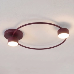 Lampa sufitowa LUCIO 2 BURGUNDY 1808/2 EMIBIG - zdjęcie dodatkowe 1