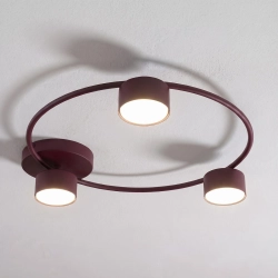 Lampa sufitowa LUCIO 3 BURGUNDY 1808/3 EMIBIG - zdjęcie dodatkowe 1