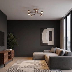 Lampa sufitowa KURAGE 6 MOKKA 1809/6 EMIBIG - zdjęcie dodatkowe 1