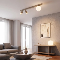 Lampa sufitowa BASTER 3 MOKKA OPAL 1814/3 EMIBIG - zdjęcie dodatkowe 1