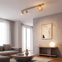 Lampa sufitowa BASTER 3 MOKKA AMBER 1815/3 EMIBIG - zdjęcie dodatkowe 1