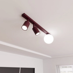 Lampa sufitowa BASTER 3 BURGUNDY OPAL 1816/3 EMIBIG - zdjęcie dodatkowe 1