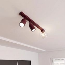 Lampa sufitowa BASTER 3 BURGUNDY TRANSPARENT 1817/3 EMIBIG - zdjęcie dodatkowe 1
