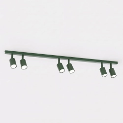 Lampa sufitowa FLASH 6 OLIVE GREEN 1838/6 EMIBIG