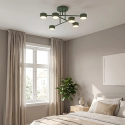 Lampa sufitowa HALO 6 OLIVE GREEN 1841/6 EMIBIG