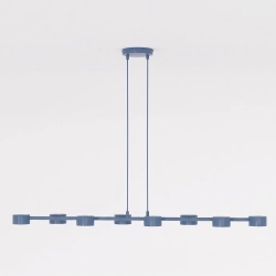 Lampa wisząca MEGARA 8 DUSTY BLUE 1842/8 EMIBIG