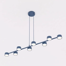 Lampa wisząca MEGARA 8 DUSTY BLUE 1842/8 EMIBIG
