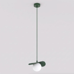 Lampa wisząca FLORA 1 OLIVE GREEN 1867/1 EMIBIG