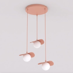 Lampa wisząca FLORA 3 CORAL 1868/3 EMIBIG