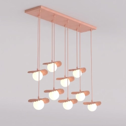 Lampa wisząca FLORA 9 CORAL 1868/9 EMIBIG