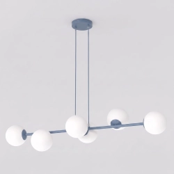 Lampa wisząca MAGNUS 6 DUSTY BLUE 1875/6 EMIBIG