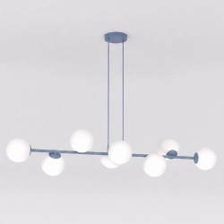 Lampa wisząca MAGNUS 8 DUSTY BLUE 1875/8 EMIBIG