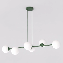 Lampa wisząca MAGNUS 6 OLIVE GREEN 1876/6 EMIBIG