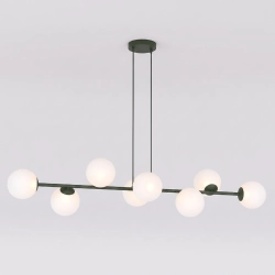 Lampa wisząca MAGNUS 8 OLIVE GREEN 1876/8 EMIBIG