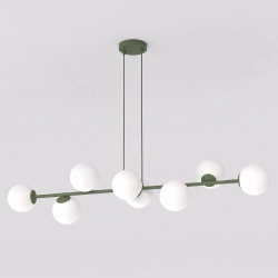 Lampa wisząca MAGNUS 8 OLIVE GREEN 1876/8 EMIBIG