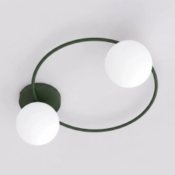 Lampa sufitowa SOPRA 2 OLIVE GREEN 1894/2 EMIBIG