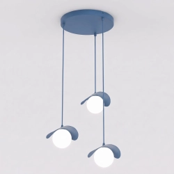 Lampa wisząca RITUAL 3 PREM DUSTY BLUE 1896/3PREM EMIBIG