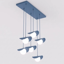 Lampa wisząca RITUAL 6 DUSTY BLUE 1896/6 EMIBIG