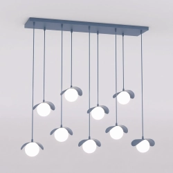 Lampa wisząca RITUAL 9 DUSTY BLUE 1896/9 EMIBIG