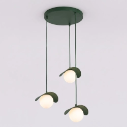 Lampa wisząca RITUAL 3 PREM OLIVE GREEN 1897/3PREM EMIBIG