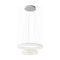 Kinkiecik.pl Lampa wisząca NEVE 2 RING PENDANT 76483 ENDON