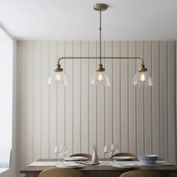 Lampa wisząca Hansen 3lt Linear Pendant 103014 ENDON