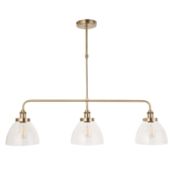 Lampa wisząca Hansen 3lt Linear Pendant 103014 ENDON