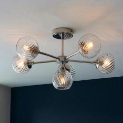 Lampa sufitowa ALLEGRA nickel VI 104050 ENDON