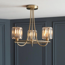Lampa wisząca BERENICE brass III 107801 ENDON