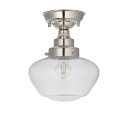 Lampa sufitowa CAMBERLEY nickel-transparent 96170 ENDON