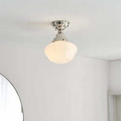 Lampa sufitowa CAMBERLEY nickel-opal 96171 ENDON